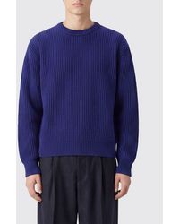 Jil Sander - Jersey De Cuello Redondo Y Manga Larga En Pura Lana - Lyst