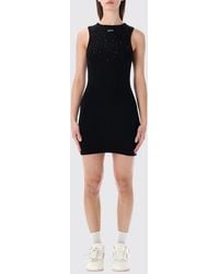 Off-White c/o Virgil Abloh - Stretch Viscose Mini Dress With Rhinestones - Lyst