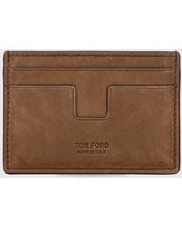 Tom Ford - Nubuck Credit Card Holder - Lyst