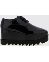 Stella McCartney - Elyse Platform Derby Shoes With Squared Toe - Lyst