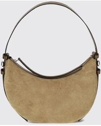 Tory Burch - Romy Suede Half-Moon Hobo Bag - Lyst