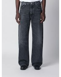 Agolde - Cotton Wide-Leg Jeans - Lyst