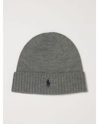 Polo Ralph Lauren - Embroidered Pony Wool Beanie - Lyst