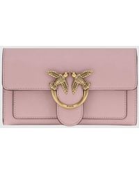 Pinko - Love Bag Simply Leather Wallet Bag - Lyst