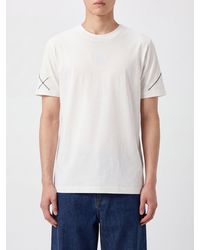 Thom Krom - Longline Cotton Crewneck T-Shirt With Contrast Logo - Lyst