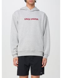 Daily Paper - Felpa Con Cappuccio Con Logo - Lyst