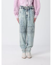 Isabel Marant - Bleached Denim Jeans - Lyst