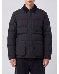Junya Watanabe - Quilted Polyester Shirt Jacket With Velvet Collar - Lyst