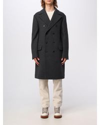 Brunello Cucinelli - Double-breasted Coat In Wool And Cashmere - Lyst
