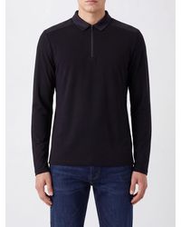 Veilance - Slim Fit Long-Sleeved Wool-Blend Zip Polo Shirt - Lyst