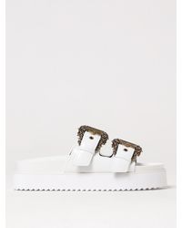 Versace Jeans Couture - Flat Sandals - Lyst