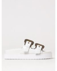 Versace Jeans Couture - Flat Sandals - Lyst