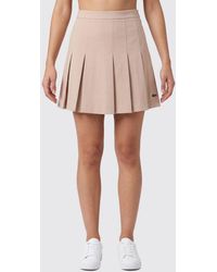 Lacoste - Stretch Cotton Mini Skirt - Lyst