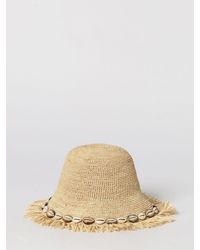 Alanui - Bast-Hut Mit Bestickten Muscheln - Lyst