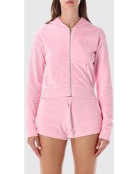 Sporty & Rich - Sporty &Amp Rich Cropped Hooded Zip-Up Sweatshirt - Lyst