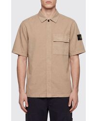 Stone Island - Casual Cotton Shirt - Lyst