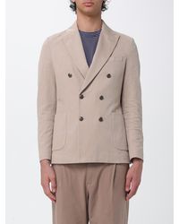 Circolo 1901 - Double Breasted Cotton Blazer - Lyst