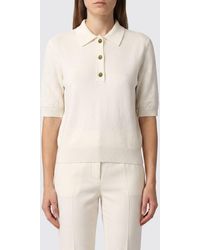 Balmain - Short-Sleeved Knitted Polo Shirt - Lyst