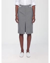 Jil Sander - Virgin Wool Midi Skirt - Lyst