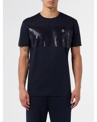 Billionaire - Slim Fit Cotton T-Shirt With Contrasting Logo On The Chest - Lyst