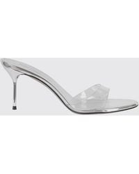 Paris Texas - Laminated Leather Lidia Mules - Lyst