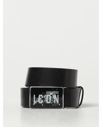 DSquared² - Gürtel Aus Leder Mit Logo - Lyst