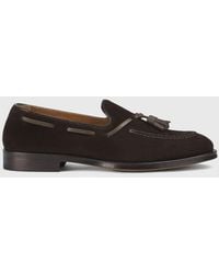 Doucal's - Suede Loafers With Tassels - Lyst