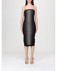 Elisabetta Franchi - Viscose Blend Midi Dress - Lyst