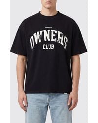 Represent - Vintage-Style Cotton T-Shirt With Printed Logo And Dropped Shoulders - Lyst