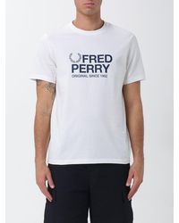 Fred Perry - Cotton T-Shirt With Logo - Lyst
