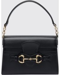 Gucci - Horsebit Duomo Smooth Calf Leather Mini Handbag With Logo Detail - Lyst