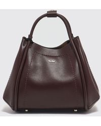 Max Mara - Marins Mini Smooth Leather Tote Bag With Double Handle - Lyst