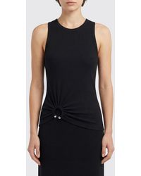 Rabanne - Stretch Cotton Tank Top - Lyst