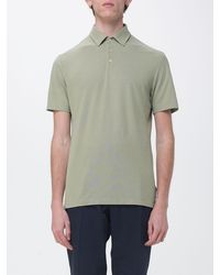 Zanone - Basic Cotton Polo Shirt - Lyst
