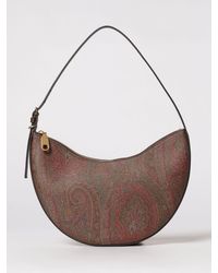 Etro - Essential Paisley Print Coated Cotton Bag - Lyst