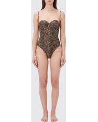 MATINEÉ - Animal Print One-Piece Swimming Costume With Sweetheart Neckline - Lyst