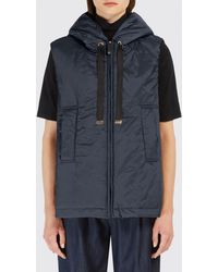 Max Mara - Greengo Nylon Vest With Hood - Lyst