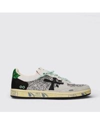 Premiata - Clay Leather Sneakers With Glitter - Lyst