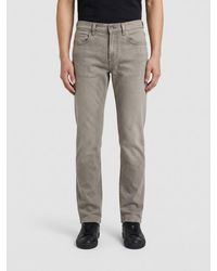 Versace - Tapered Fit 5-Pocket Stretch Denim Jeans With Medusa Logo - Lyst