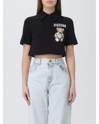 Moschino - Polo crop - Lyst
