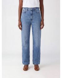 Anine Bing - Straight Denim Jeans - Lyst