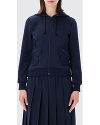 Comme des Garçons - Comme Des Gar&Ccedil	Ons Polyester Zip-Up Jumper With Side Pockets - Lyst