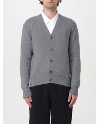 Ami Paris - Cardigan in misto cashmere - Lyst