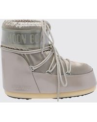 Moon Boot - Low Icon Snow Boots With Adjustable Laces And Non-Slip Sole - Lyst
