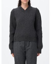 Marni - Pull En Laine Vierge Et Cachemire À Col V Et Coupe Décontractée - Lyst