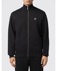 Philipp Plein - Jersey Zip-Up Sweatshirt With High Neck And Skull Print - Lyst