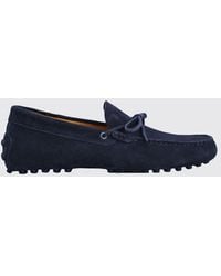 Tod's - Gommino Driver Suede Loafers - Lyst
