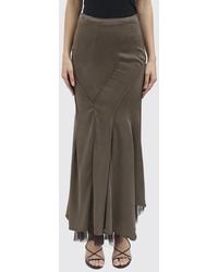 Yehuafan - Silk Asymmetric Skirt - Lyst