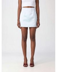 retroféte - High-Waisted Slim Fit Crêpe Pencil Mini Skirt Retrorfete - Lyst