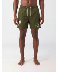 MC2 Saint Barth - Short Swim Shorts With Elasticated Drawstring Waist - Lyst